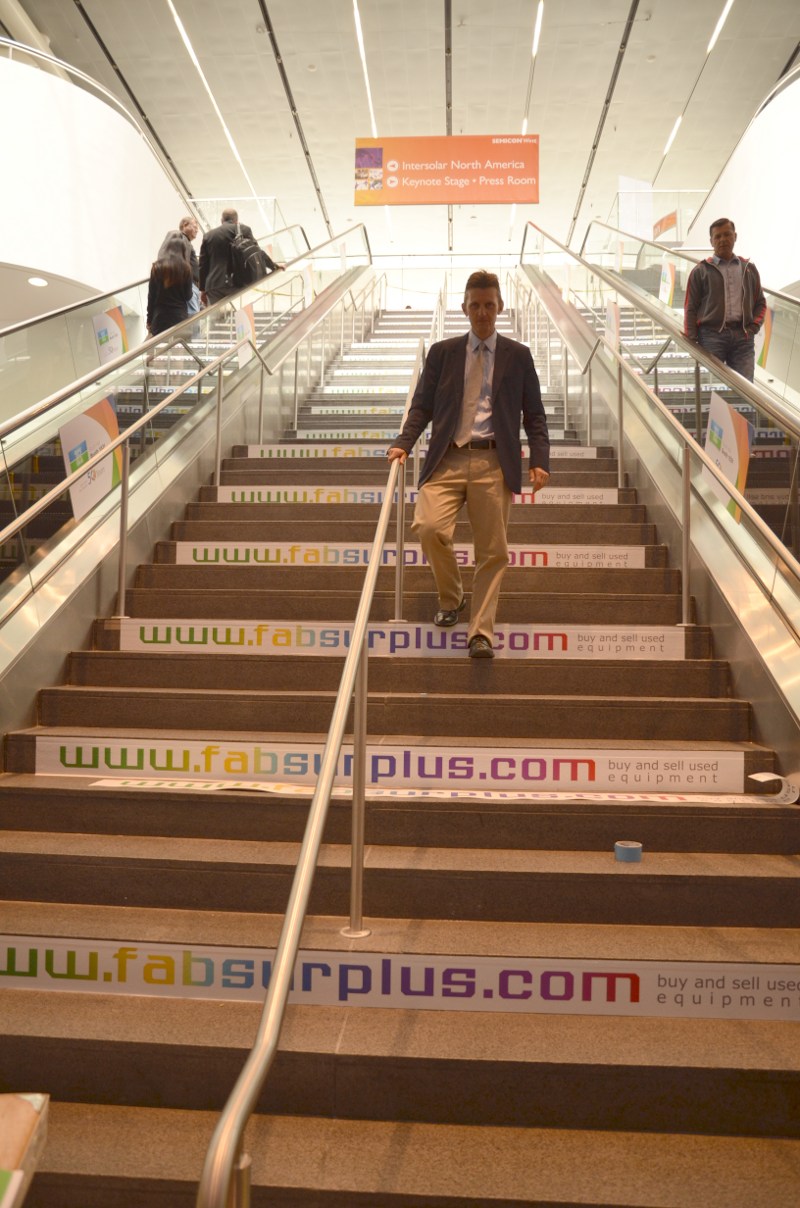 Fabsurplus on the stairs